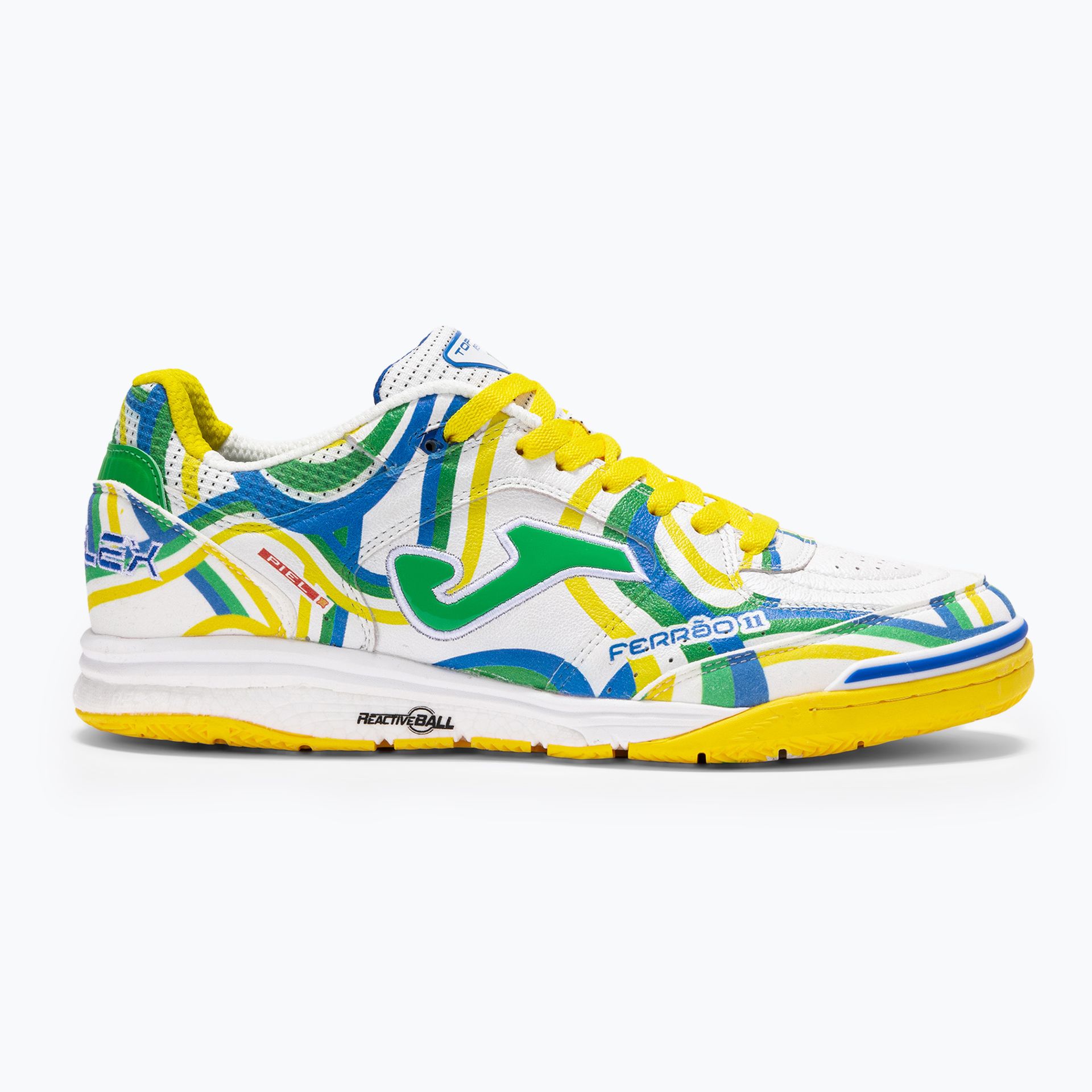 Buty piłkarskie męskie Joma Top Flex IN white/green WYSYŁKA W 24H 30 DNI NA ZWROT