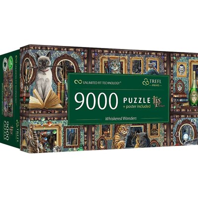 Puzzle 9000 Whiskered Wonders Lisa Parker TREFL