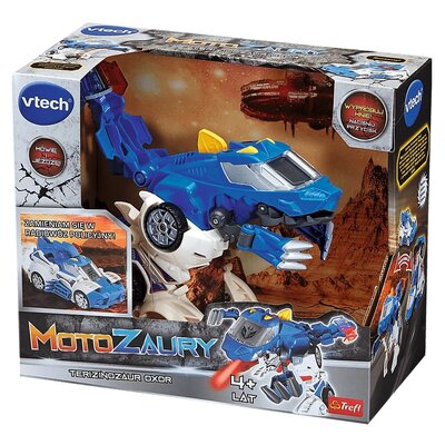 Motozaury Terizinozaur Oxor Radiowóz Policyjny 61941 Vtech