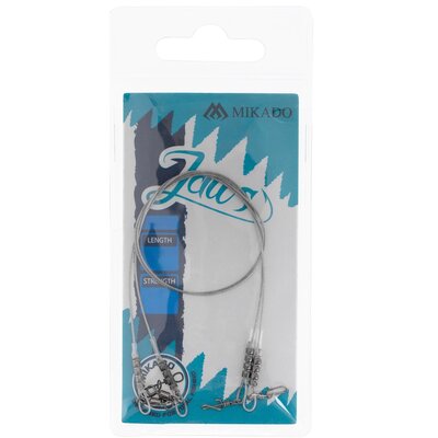 MIKADO Jaws Przypony Stalowe 2szt 25cm 8kg