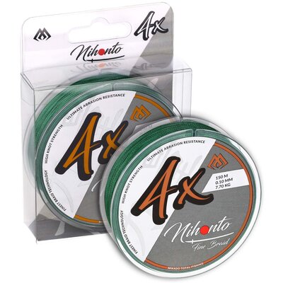 Plecionka Nihonto Fine Braid Green 0,25mm 150m Gra