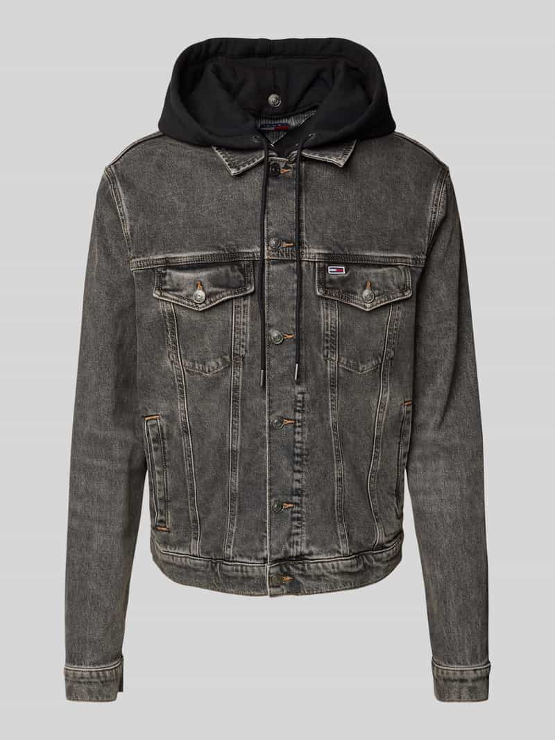 Kurtka jeansowa o kroju regular fit z wyhaftowanym logo model ‘RYAN’