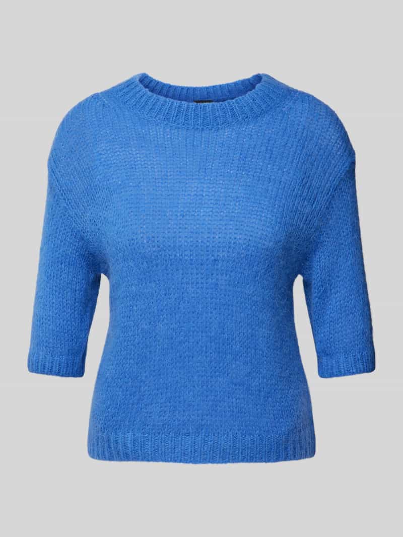 Sweter z dzianiny z rękawem o dł. 3/4 model ‘Kima’