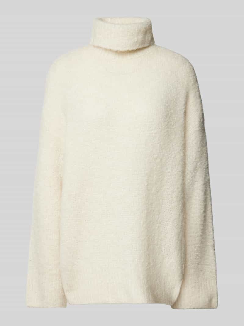 Golf o kroju relaxed fit z dodatkiem wełny model ‘NATHERINE’