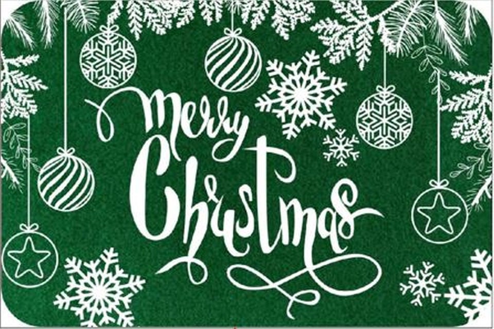 Wycieraczka Christmas Green 8X400X600 Zielona