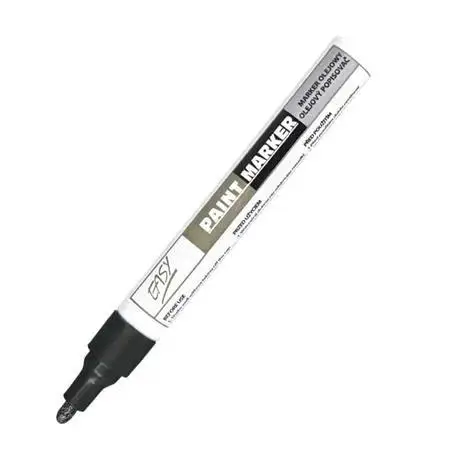 Marker olejowy wodoodporny czarny (10szt) EASY - Easy Stationery