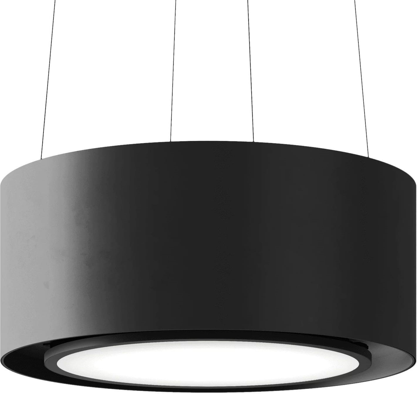 Okap wyspowy CIARKO DESIGN PIU LIGHT 80 black 640 m3/h