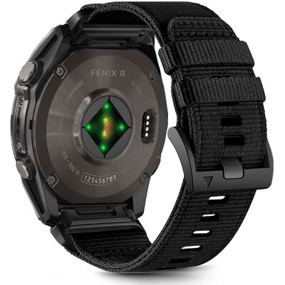 Pasek TECH-PROTECT Nylon Classic do Garmin Fenix 5X/5X Plus/6X/6X Pro/7X/8 (51 mm) Czarny