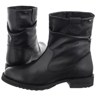 Botki Czarne 55282-51 (WO247-a) Wojas
