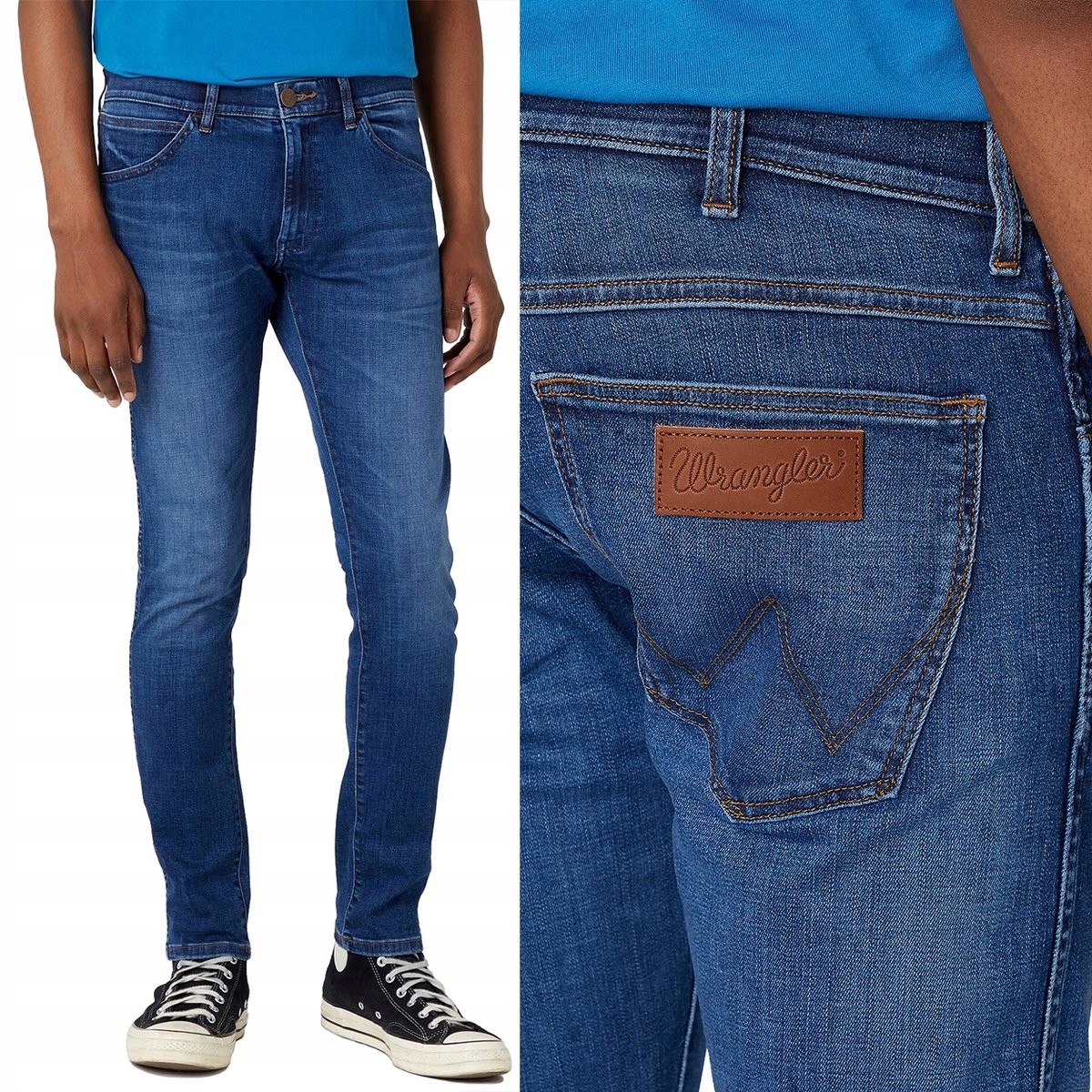 Wrangler BRYSON Blue Crush BiODRÓWKI RURKI W27 L32