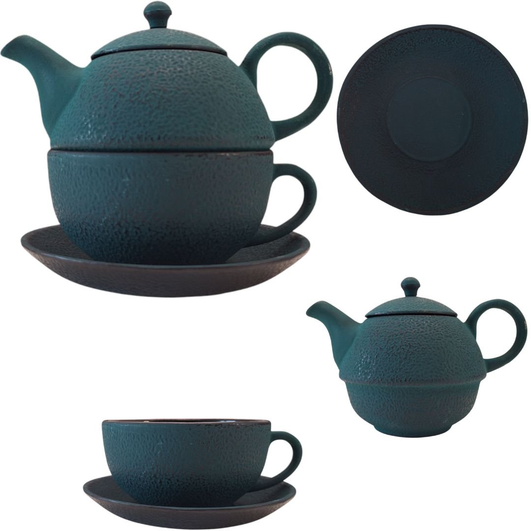 ZAPARZACZ 0.4L FILIŻANKA ŻELIWNA IMBRYK Z SITKIEM DO PARZENIA HERBATY ZIÓŁ