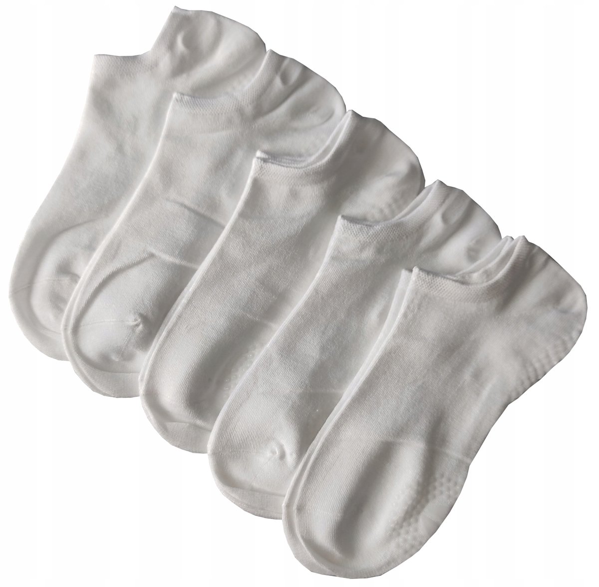 Stopki ABS Antypoślizgowe Silikon Damskie Skarpetki Bambusowe 5-PAR 39-42