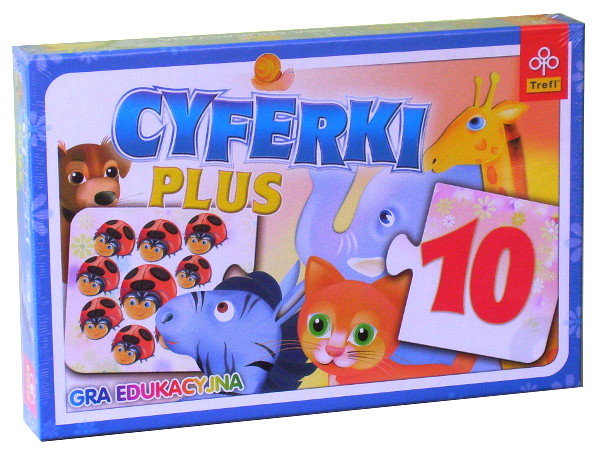 Trefl, gra edukacyjna Cyferki plus
