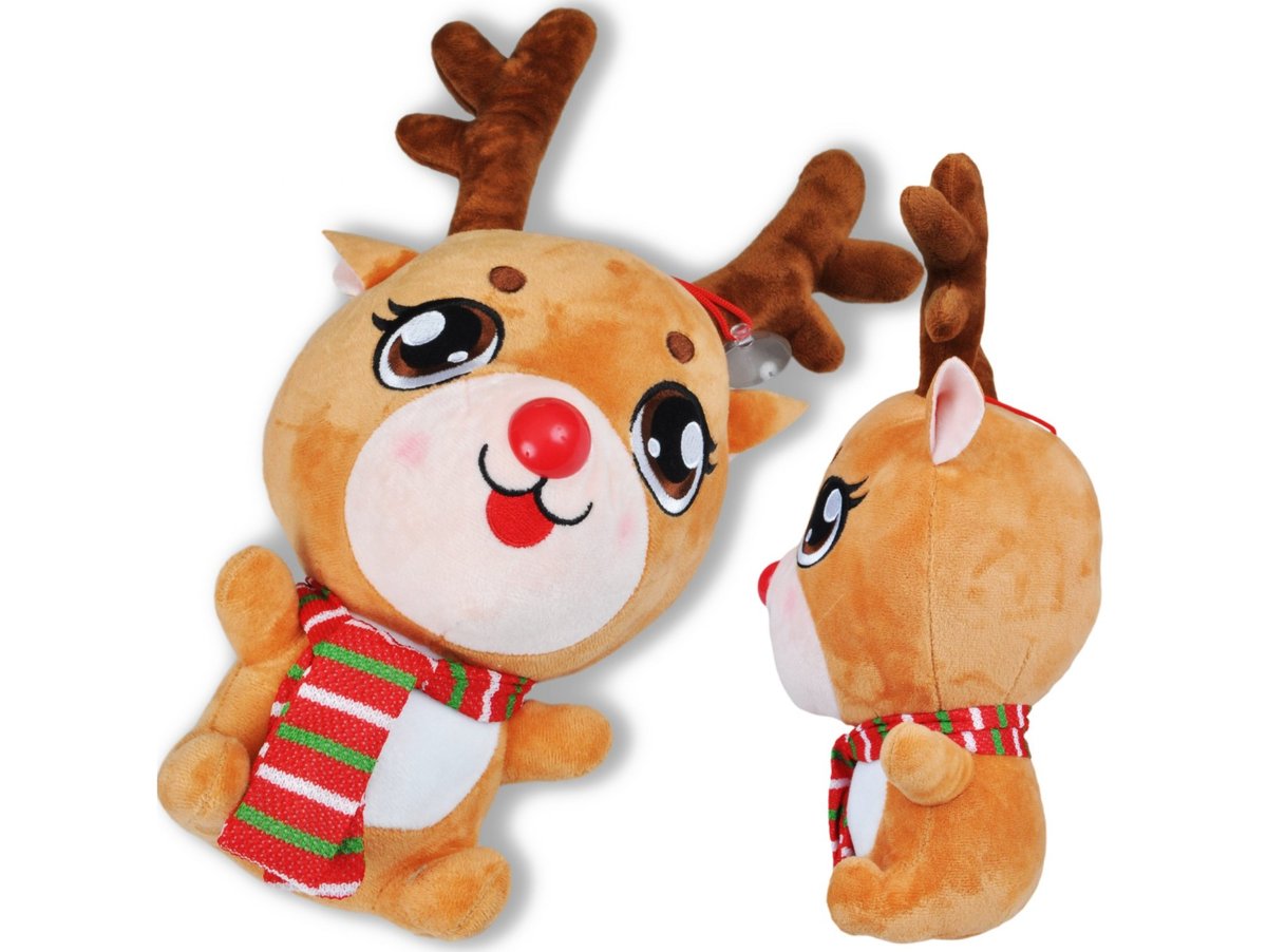Maskotka Świąteczny Pluszowy Renifer Pluszak Jelonek 30Cm Prezent