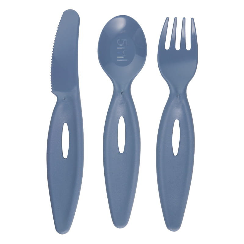 Plastikowe sztućce dla dzieci Dark blue, Canpol Babies
