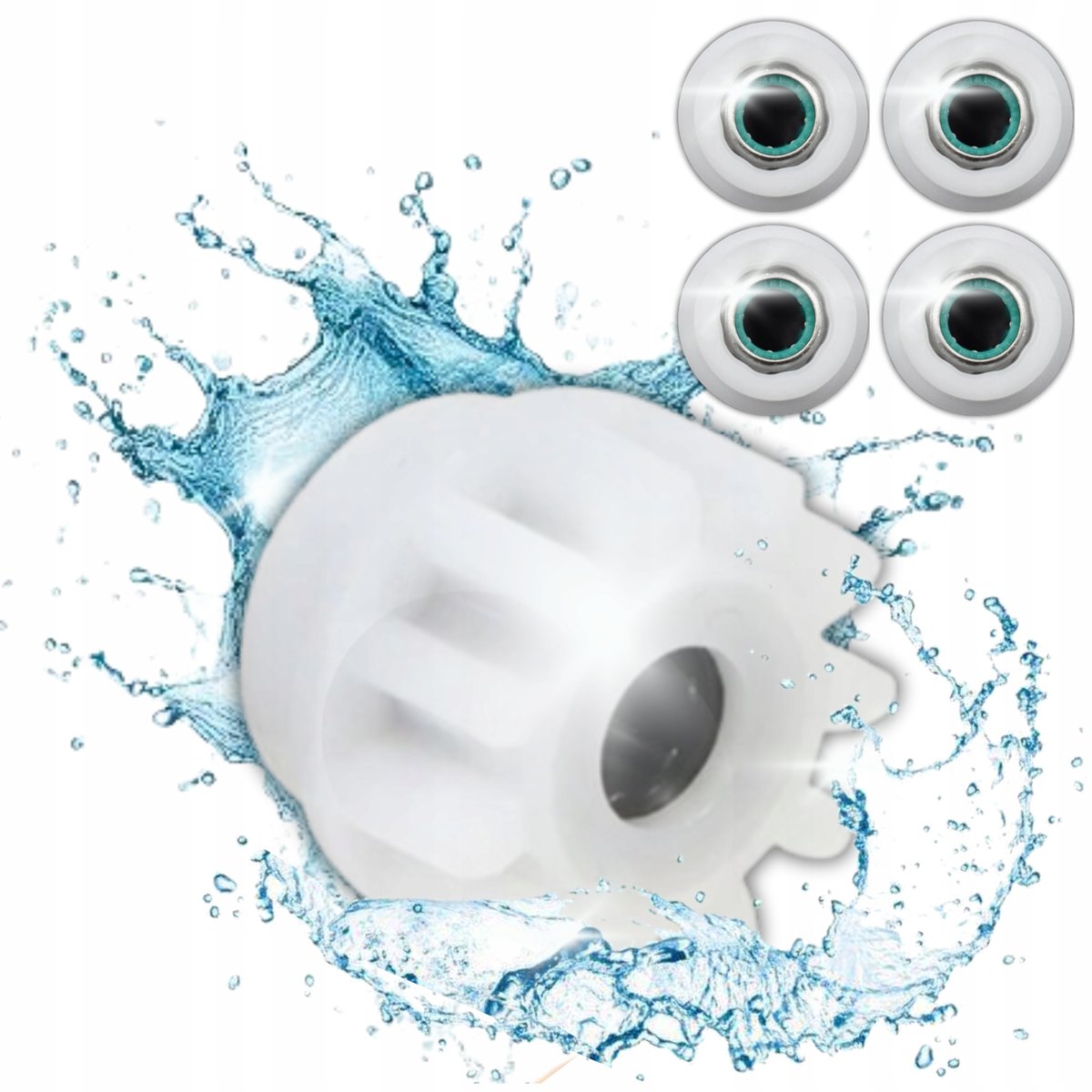4X ZĘBATKA ŁOŻYSKO HF081412 DO MOP OBROTOWY VILEDA TURBO EASY WRING ULTRAMA
