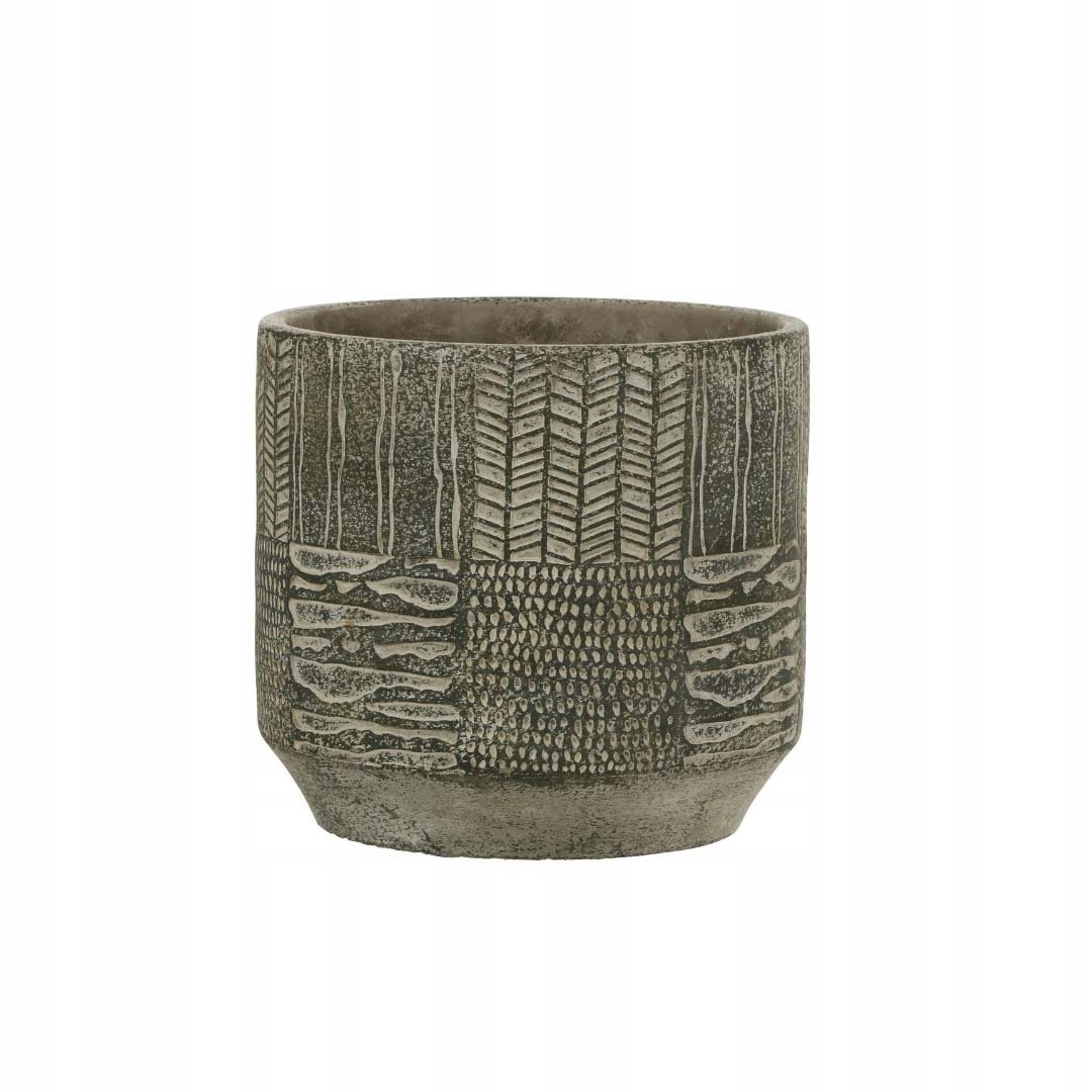 Osłonka betonowa 17 cm zielona doniczka