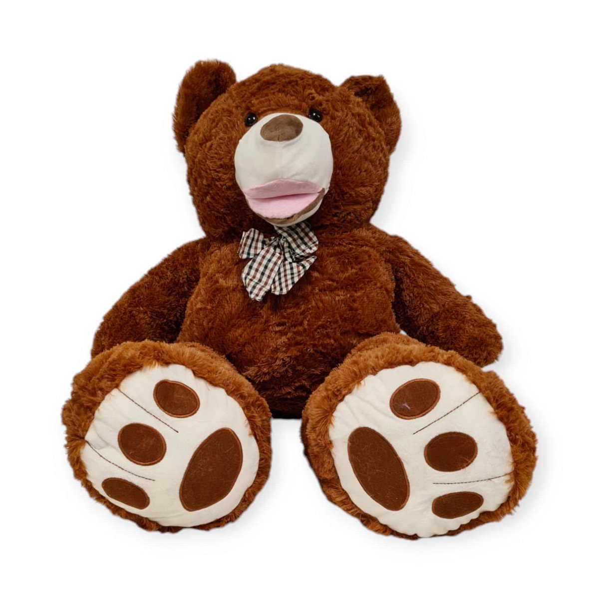 Maskotka duży miś XL TEDDY 130 cm brązowy czekoladowy