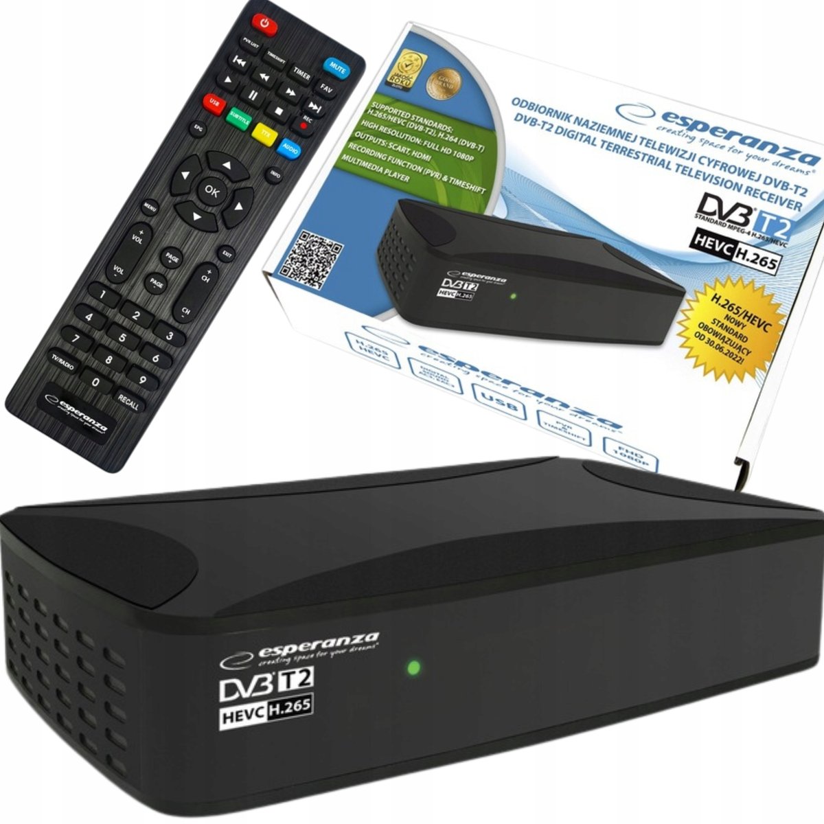 Esperanza DVB-T2 HEVC PILOT H265