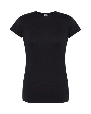 T-Shirt roboczy damski BHP 100% Bawełna TSRL 170g Czarna ROZM XL