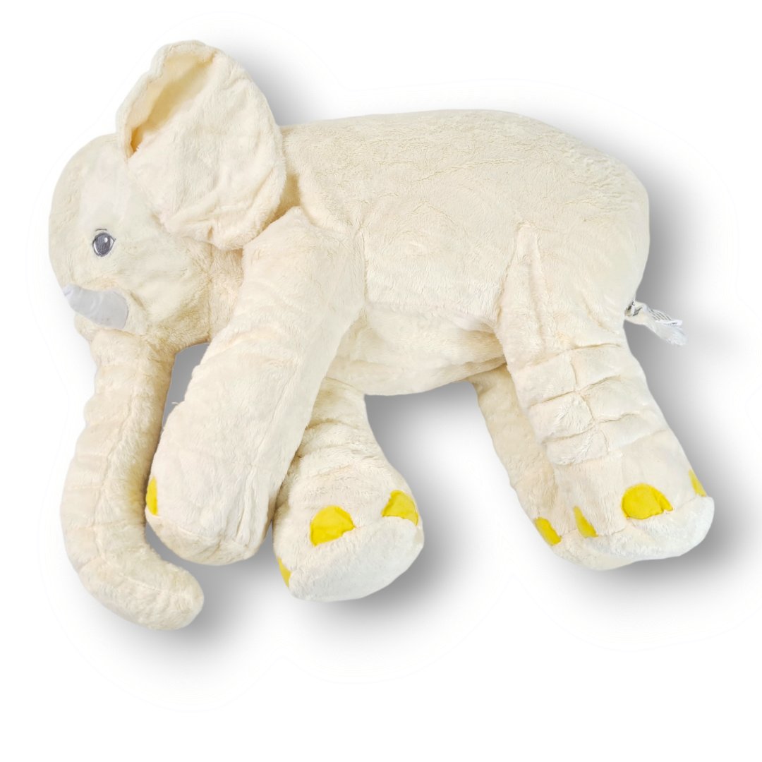 Przytulanka Słonik podusia Słoń pluszowy poduszka Biały Ecru