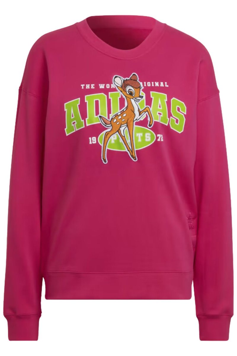 Bluza damska Adidas Disney Bambi różowa bawełniana-S