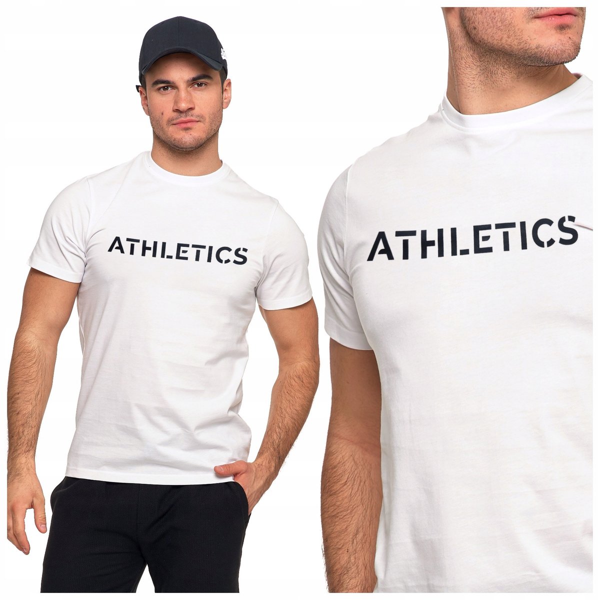 T-shirt Męski Bawełniany Biały Klasyczny Krótki Rękaw Koszulka MORAJ 3XL