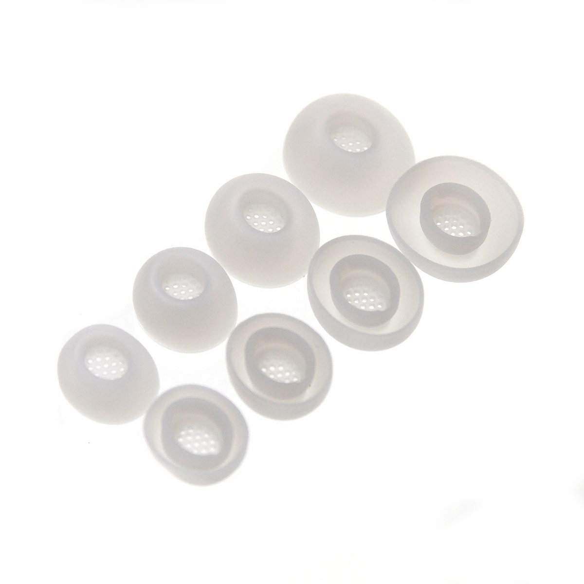 Gumki do JBL Live Beam 3 / Live Buds 3 srebrne / szare