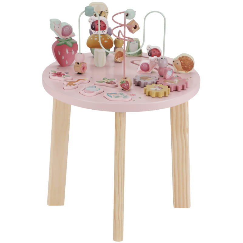 Drewniany stolik edukacyjny Fairy Garden, Little Dutch