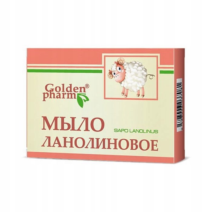 Mydło lanolinowe nawilżenie odżywienie 70g Golden Pharm