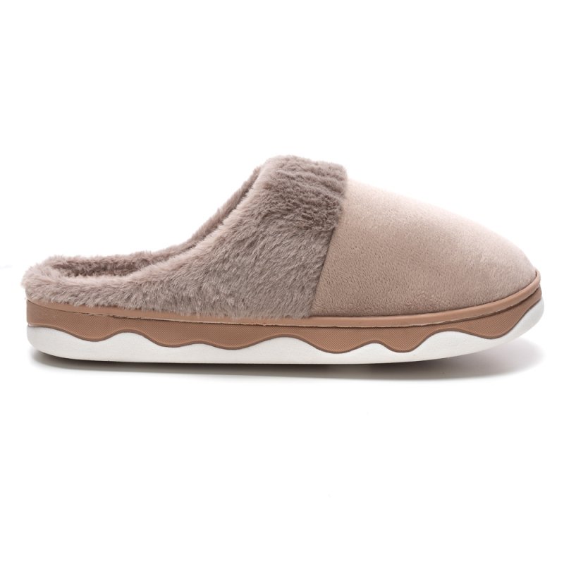 Kapcie Domowe Wygodne Cieple Komfortowe Lekkie Modne Stylowe Na Jesień Na Zimę Męskie Ocieplane Khaki Briad 40/41