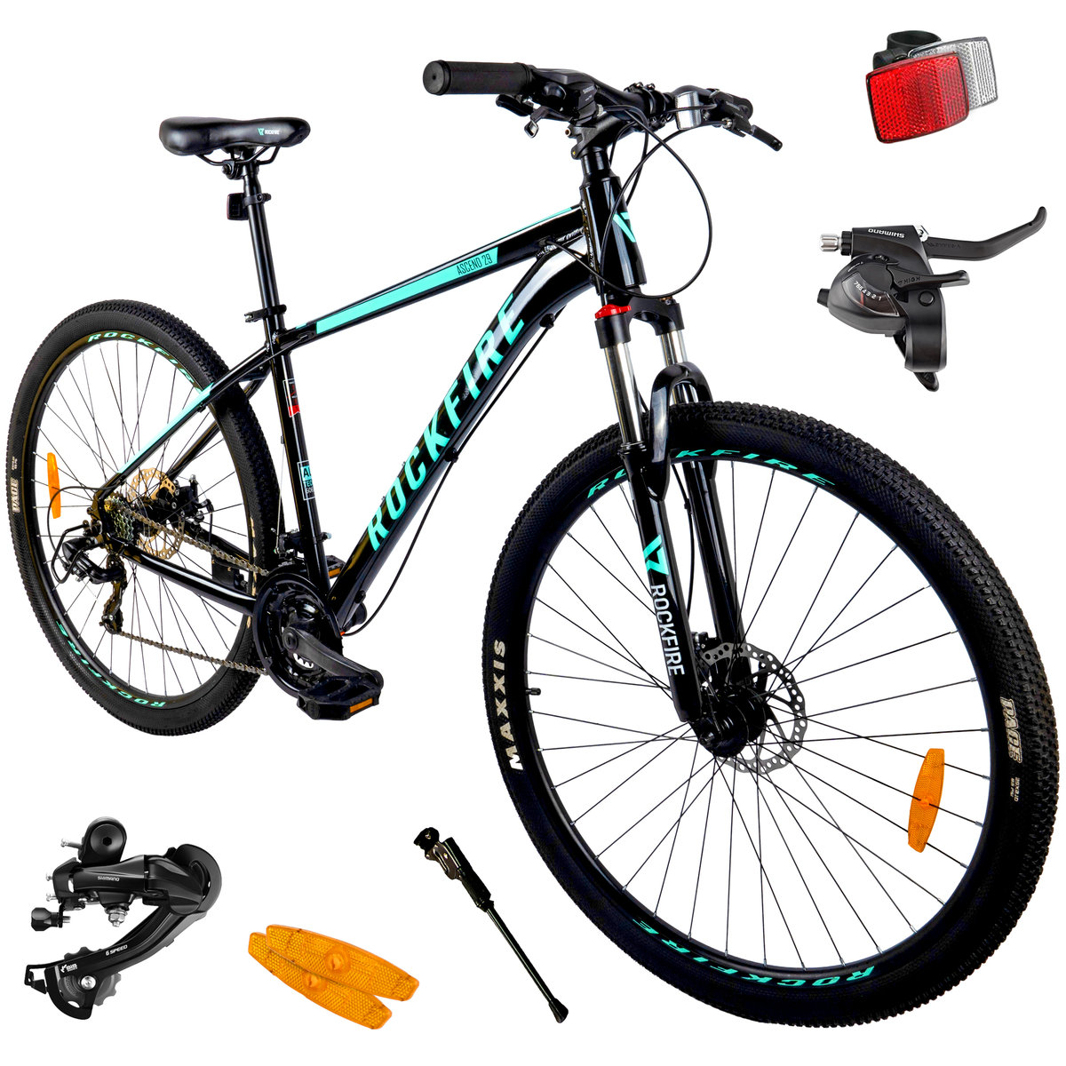 Rower Górski MTB MalTrack BLACK ROCKFIRE 29''