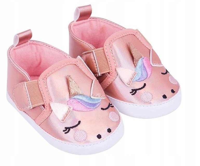 BUTY DLA NIEMOWLĄT BUCIKI NIEMOWLĘCE NIECHODKI PAPUCIE KAPCIE roz. 18 0-6mc