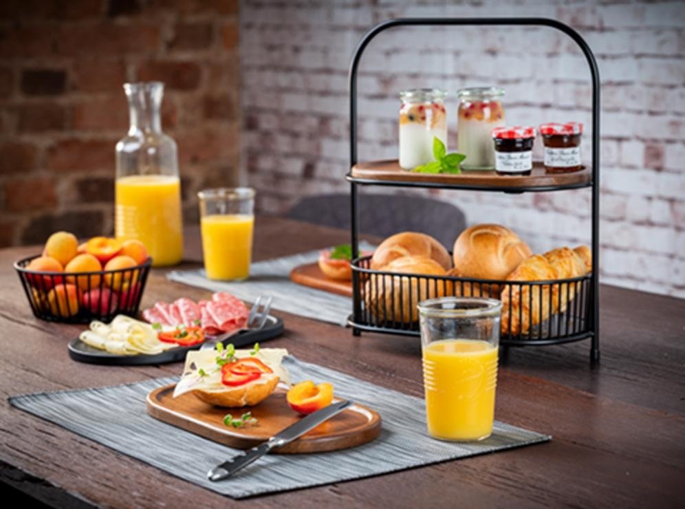 Podkładka na stół 45x33 cm czarna-szara APS 60512