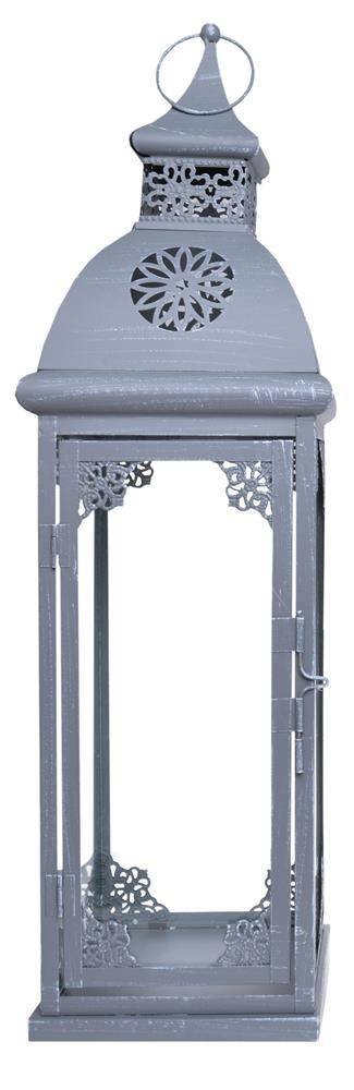 Latarnia duża szara przecierana