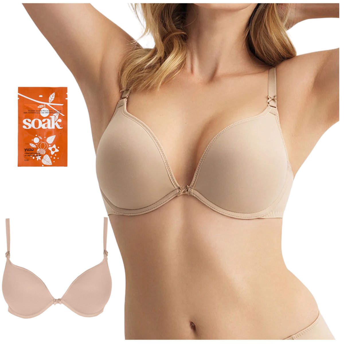 Biustonosz Corin Dolly16872 super push up cielisty - 75B