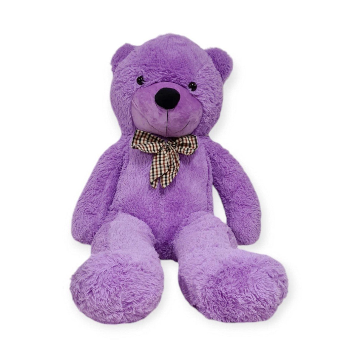 Duży miś pluszowy misiek maskotka ogromny gigant klasyczny 130 cm fioletowy