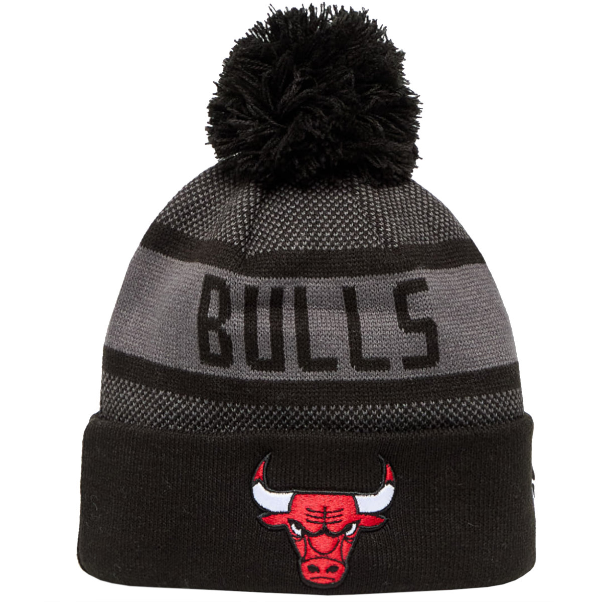 New Era Jake Cuff Beanie Chicago Bulls Hat 60565217, Mężczyzna, Czapka, Szary