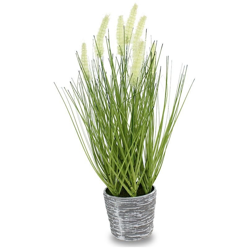 Sztuczna trawa roślina w doniczce ozdobna dekoracyjna do salonu kuchni zielona TR-DOG-041-I