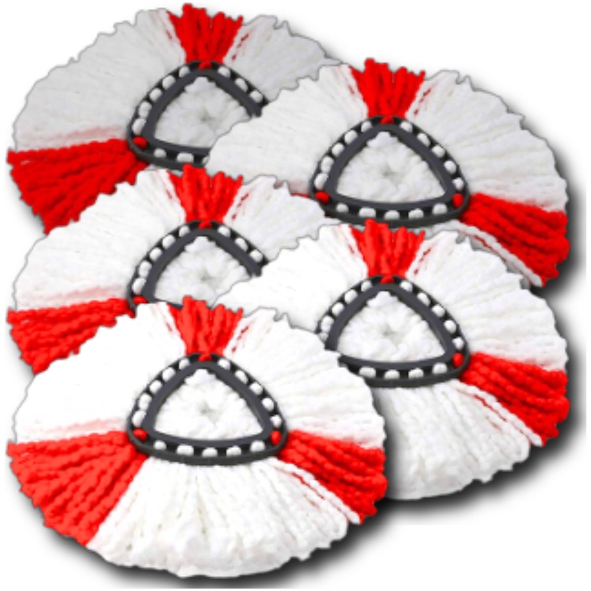 5x WKŁADY ZAMIENNIK DO MOPA OBROTOWEGO TURBO ULTRA CHŁONNE VILEDA ZESTAW XL