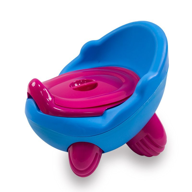 Nocnik tradycyjny plastikowy dla dziecka toaleta kibelek wc niebieski UC82302