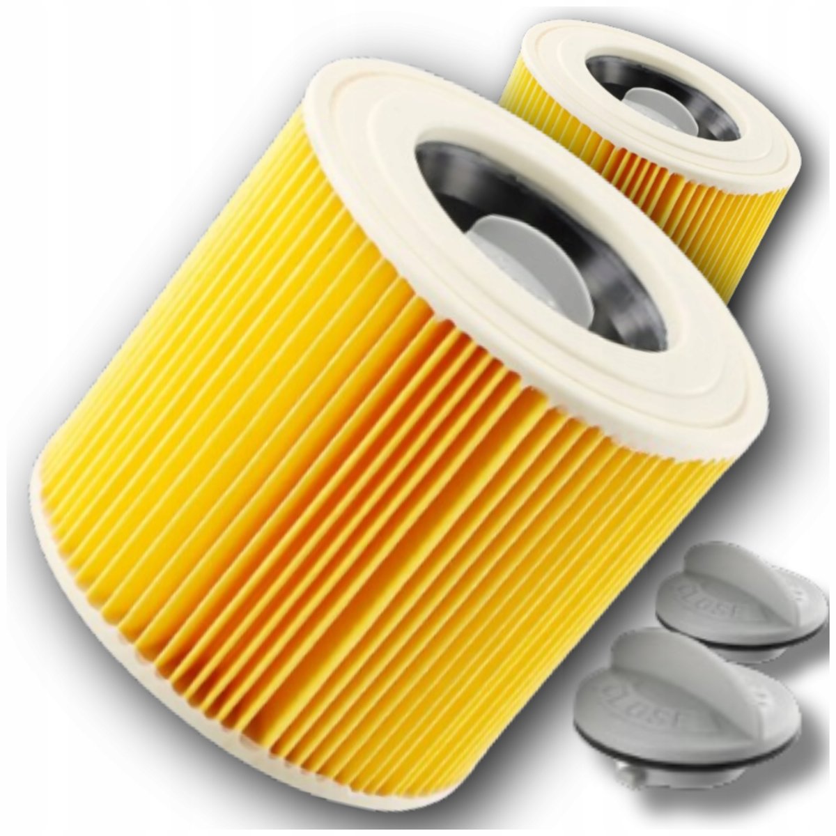 2x FILTR DO ODKURZACZA KARCHER MV2 MV3 WD2 WD3 SE4001 ZMYWALNY KARCHER FILT