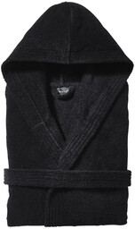 Essix Szlafrok bawełniany Aqua Hooded Noir Ostatnie Sztuki