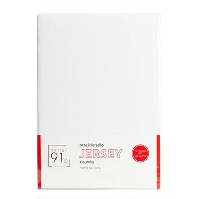 Eurofirany B.B. CHOCZYŃSCY SPÓŁKA JAWNA Prześcieradło z Gumką Jersey D91 220x200 w.30 Biel 1218654