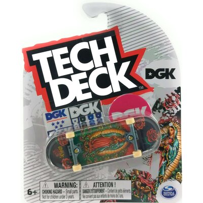 Tech Deck deskorolka fingerboard DGK + naklejki