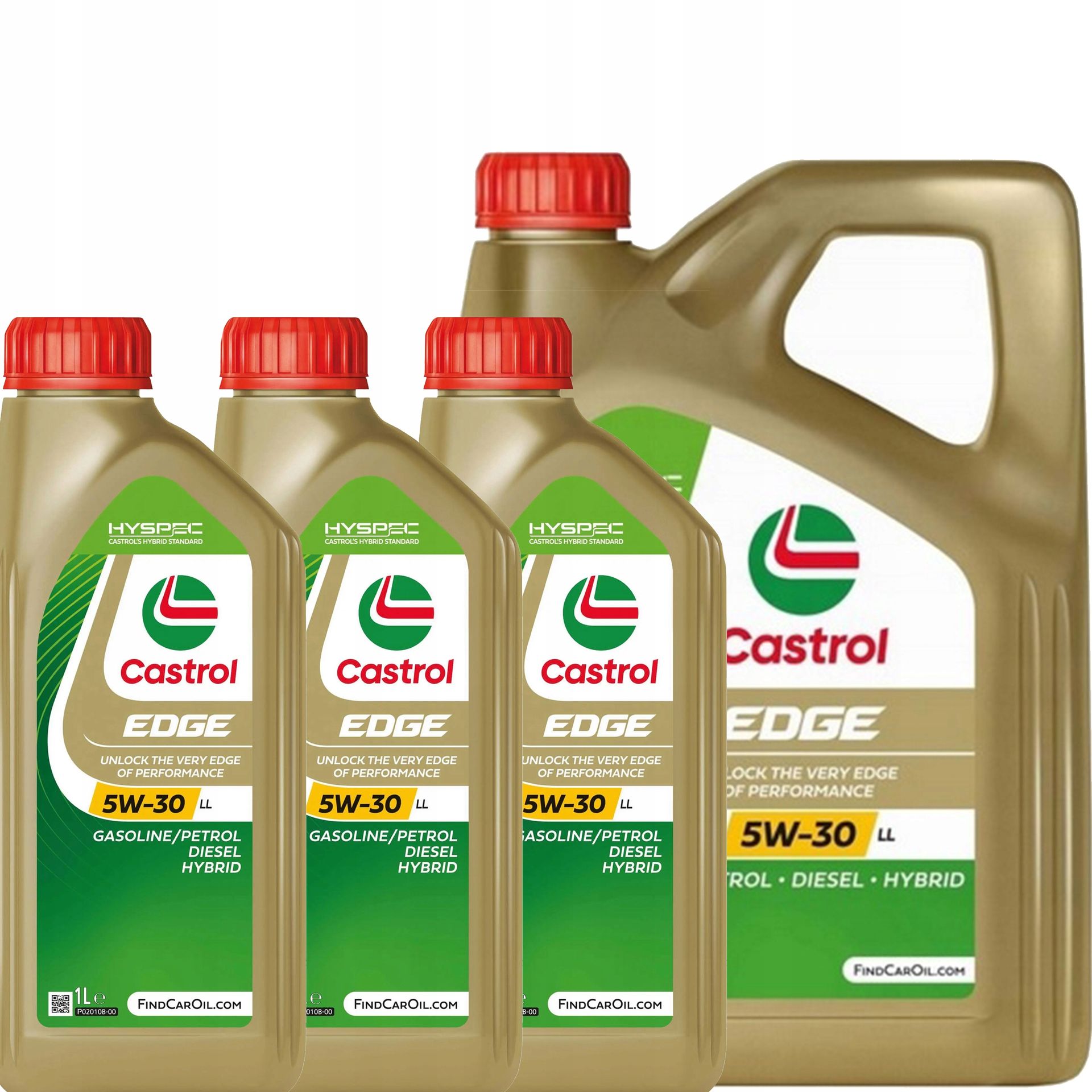 Castrol Edge Titanium Fst LL 5W30 7L 4+3x1