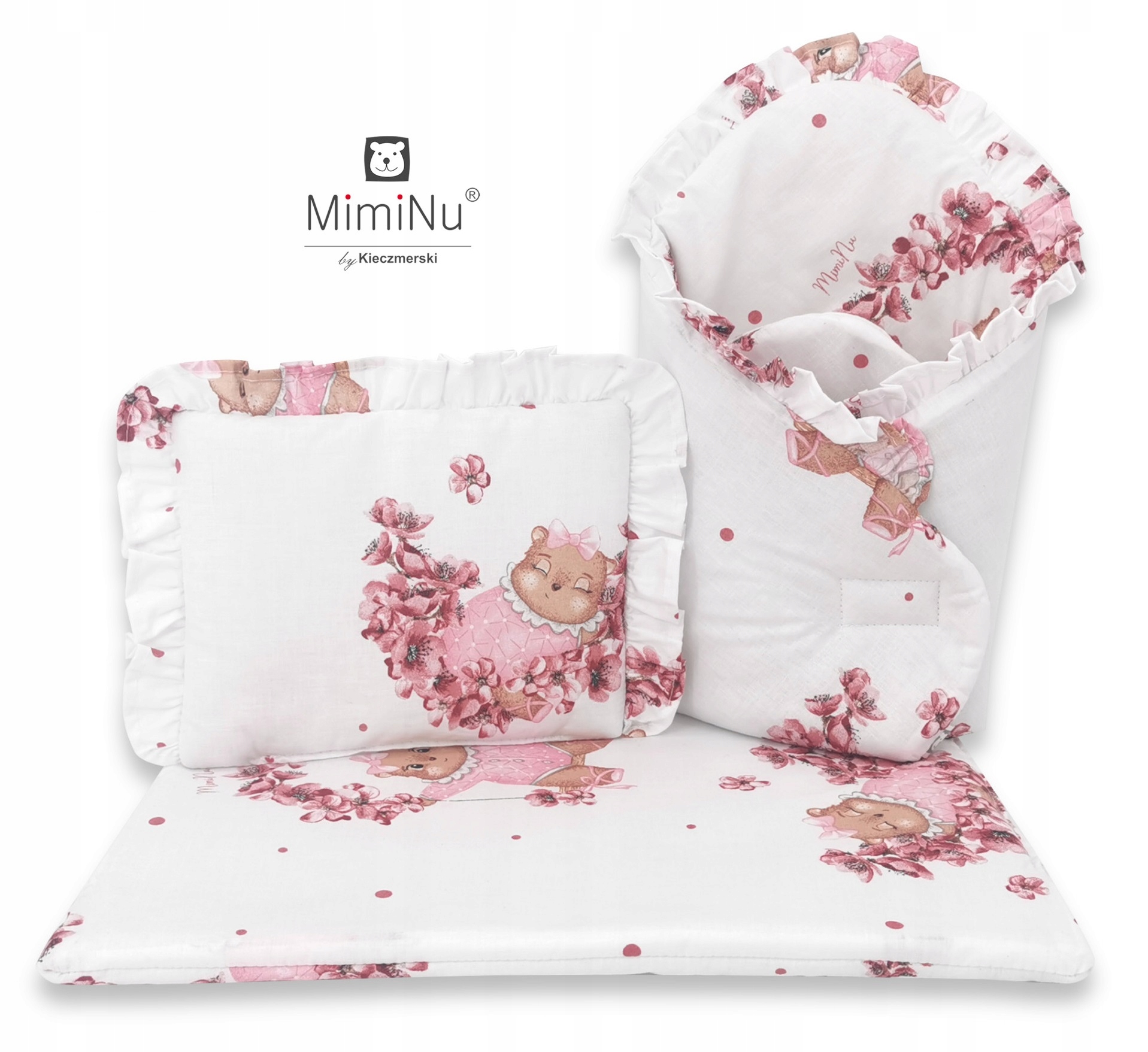 Zestaw Dla Lalki Do Wózka Łóżeczka Kołyski MimiNu Baby Born Betty Lala