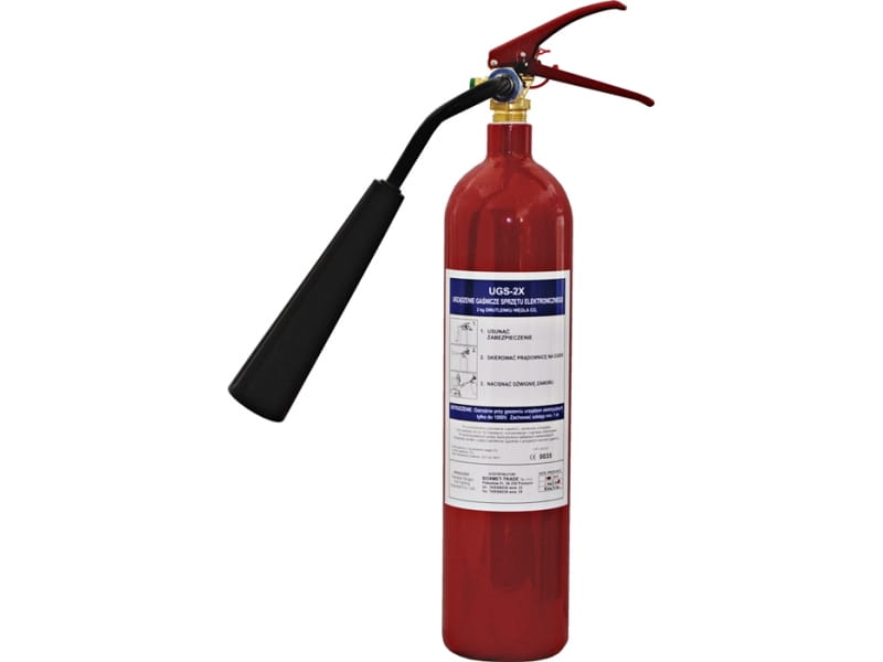 Gaśnica do sprzętu elektronicznego