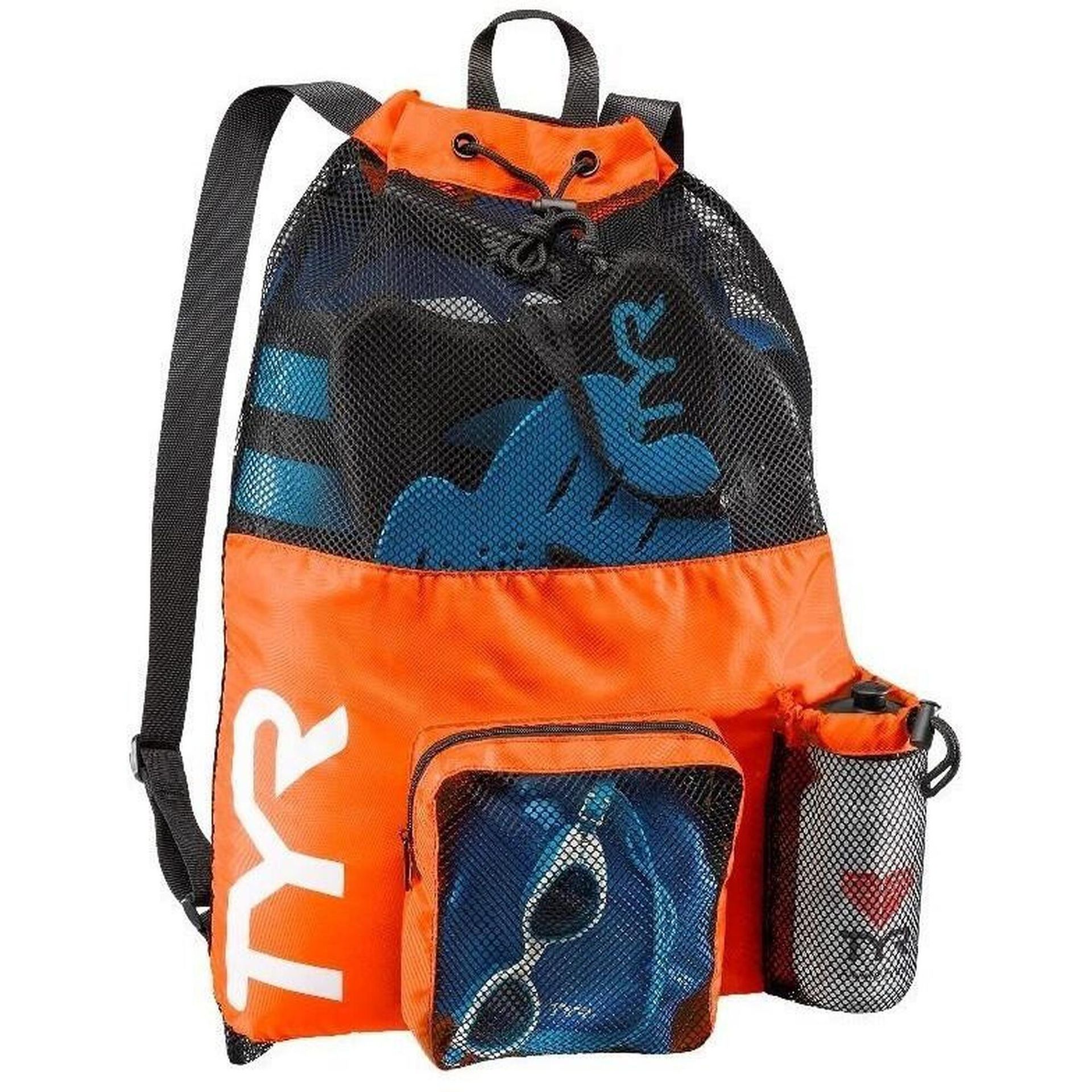 Plecak na basen Tyr Alnc Big Mesh Mummy LBMMB3/820 pomarańczowy 40L