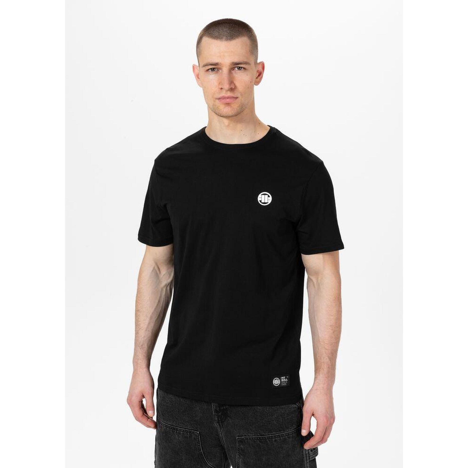 Koszulka Pit Bull Middle Weight 170 Basic Small Logo '24 - Czarna L
